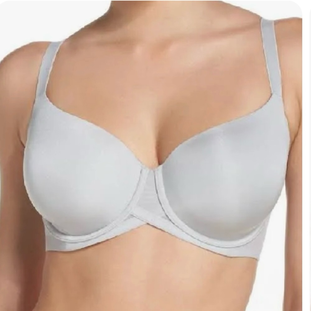 Wacoal 853281 Ultimate Side Smoother T Shirt Contour Bra in Gray 38C